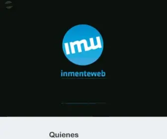 Inmenteweb.com(Realidad Aumentada y Reconocimiento Gestual) Screenshot