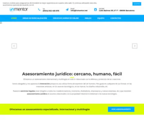 Inmentor.net(Asesoramiento jurídico) Screenshot