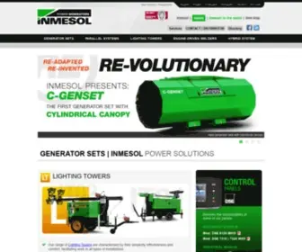 Inmesol.com(Generator Sets) Screenshot