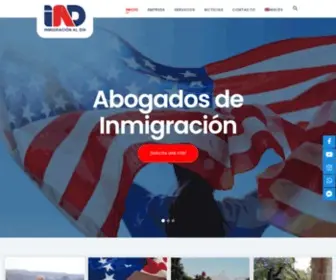 Inmigracionaldia.com(Inmigración al Día) Screenshot