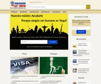Inmigracionjusta.com(Inmigracionjusta) Screenshot