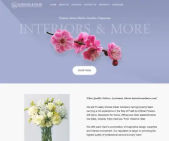 INM.net.in(We are Privately Owned Indian Company having dynamic team carrying a rich experience in the field of Fresh & Artificial Flowers) Screenshot