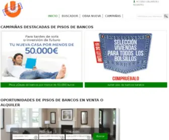 Inmobanco.com(Pisos de bancos y servicers) Screenshot