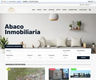 Inmobiliariaabaco.com(Abaco Inmobiliaria) Screenshot