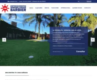 Inmobiliariabarbier.com.ar(Inmobiliaria Barbier) Screenshot