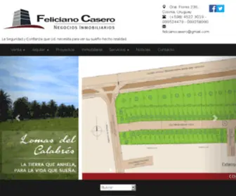 Inmobiliariacasero.com(Inmobiliaria Feliciano Casero) Screenshot