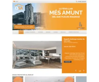 Inmobiliariacisa.com(Immobiliaria CISA Andorra) Screenshot