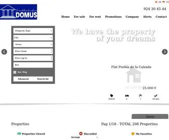 Inmobiliariadomus.com(Pisos en Mérida) Screenshot