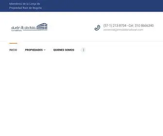 Inmobiliariaduran.com(Inmobiliaria Duran) Screenshot