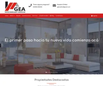 Inmobiliariagea.com.ar(GEA Servicios Inmobiliarios y Arquitectura) Screenshot