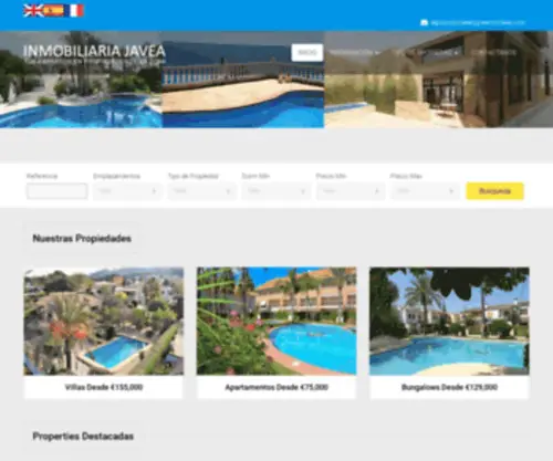 Inmobiliariajavea.es(Inmobiliaria Javea) Screenshot