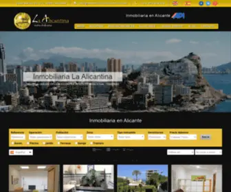 Inmobiliarialaalicantina.com(Inmobiliaria en Alicante) Screenshot