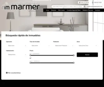 Inmobiliariamarmer.com(Inmobiliarias cullera) Screenshot