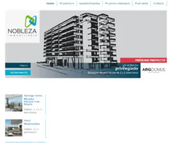 Inmobiliarianobleza.cl(Inmobiliaria Nobleza) Screenshot