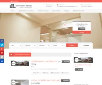 Inmobiliariapaasac.com(Home Inmobiliaria PAASAC) Screenshot