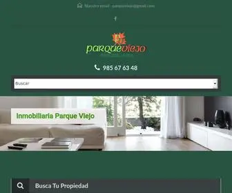 Inmobiliariaparqueviejo.com(Venta, compra y alquiler de pisos en Langreo) Screenshot