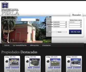 Inmobiliariaperla.com.ar(Inmobiliaria Perla) Screenshot