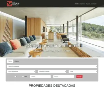 Inmobiliariavillar.com.ar(Inmobiliaria Villar) Screenshot