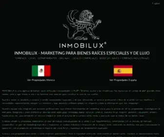 Inmobilux.com(Inmobilux inmobiliaria especializada en compra venta y renta de bienes raíces especiales y de lujo) Screenshot