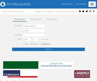 Inmobusqueda.com.ar(Portal Inmobiliario Argentino) Screenshot