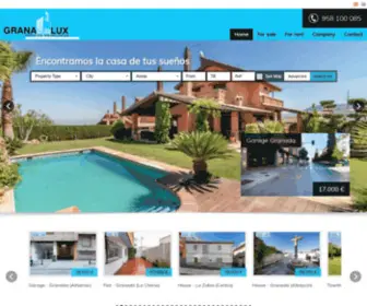 Inmogranalux.com(Inmobiliaria en Granada) Screenshot