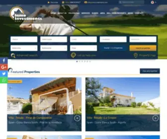 Inmoinvestments.com(Costa Blanca Property Estate Agent) Screenshot