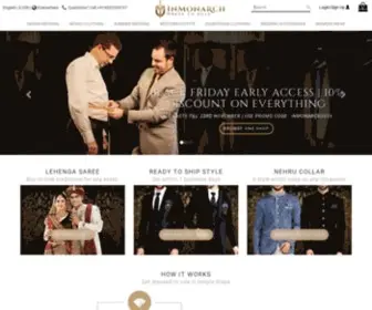 Inmonarch.com(Wedding sherwani) Screenshot