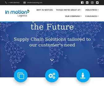 Inmotionlog.com(In Motion Logistics) Screenshot