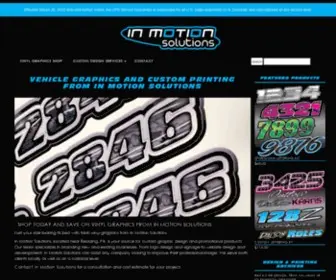 Inmotionsolutions.com(Custom Vehicle Graphics & Printing in Reading PA) Screenshot