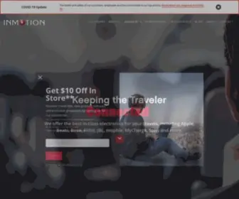 Inmotionstores.com(Electronic & Headphone Stores in USA Airports) Screenshot