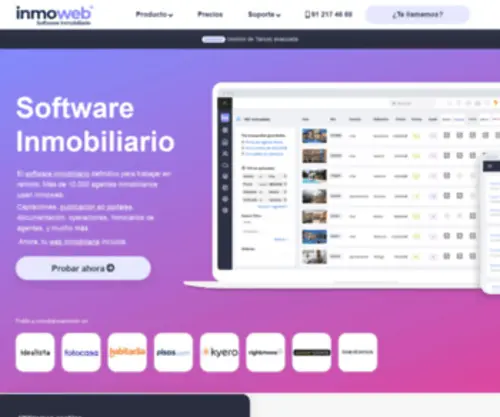 Inmoweb.es(Webs para inmobiliarias de alta calidad) Screenshot