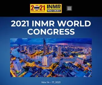 Inmrworldcongress.com(2021 INMR WORLD CONGRESS) Screenshot