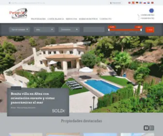 Inmuebles-Costa-Blanca.com(Inmuebles Costa Blanca Inmobiliaria Chalet Finca Altea Calpe Moraira) Screenshot