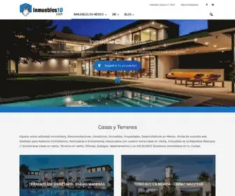Inmuebles10.com(▷ Inmuebles en México) Screenshot