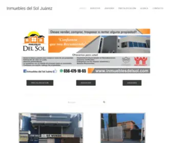 Inmueblesdelsol.com(Inmuebles del Sol Juárez) Screenshot