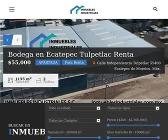 Inmueblesindustriales.com.mx(Renta de Bodegas Industriales) Screenshot