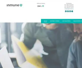 Inmune.cl(Gestionamos el impacto del ausentismo en las organizaciones) Screenshot