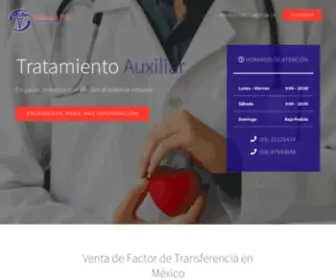 Inmunofac.com.mx(Venta de Factor De Transferencia) Screenshot