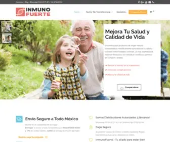 Inmunofuerte.com(Factor de Transferencia y Suplementos Alimenticios) Screenshot