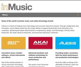 Inmusicbrands.com(InMusic is the parent company for a family of premier brands) Screenshot
