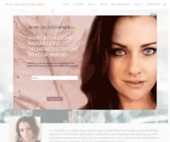 Inmysacredspace.com(Ash Riley) Screenshot