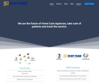 Inmyteam.com(Home Health Care Agency Solution) Screenshot