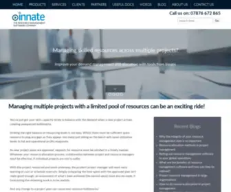 Innate-Management.com(Resource Management Tools for Managing Multiple Teams) Screenshot
