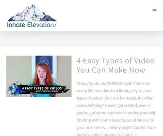 Innateelevations.com(Innate Elevations) Screenshot
