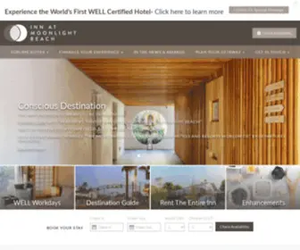 Innatmoonlightbeach.com(Inn at Moonlight Beach) Screenshot