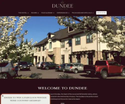Innatredhills.com(The Dundee Hotel) Screenshot