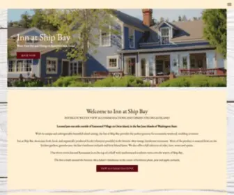 Innatshipbay.com(Inn at Ship Bay) Screenshot