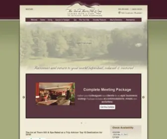 Innatthornhill.com(The Inn at Thorn Hill Spa and Restaurant) Screenshot