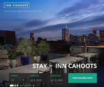 Inncahoots.com(Inn Cahoots) Screenshot