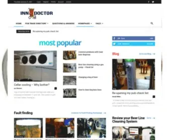 Inndoctor.co.uk(Troubleshooting Beer Dispense problems) Screenshot